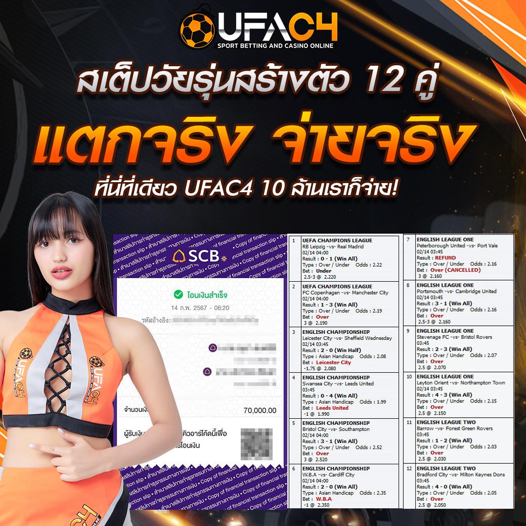 เดิมพันสดกับ ผลบอลสดแมนยู ฝาก-ถอนไว ระบบอัปเดตล่าสุดครบครัน